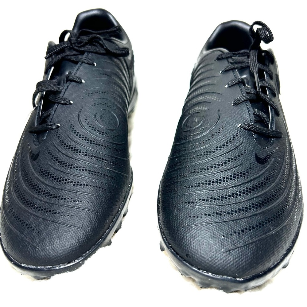 BRAND NEW black leather Nike Phantom GX sneaker women’s size 7.5 men’s size 6. - Picture 3 of 9